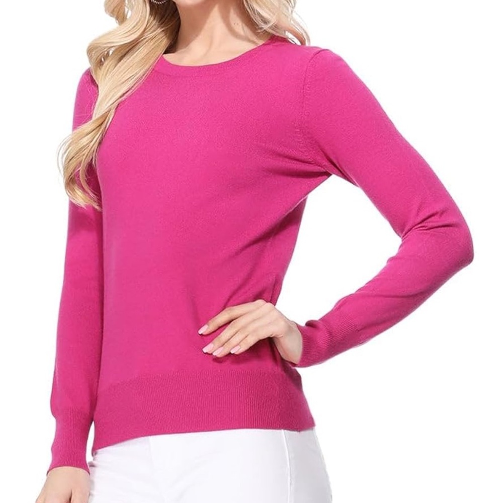 Ye Mak Hot Pink Sweater